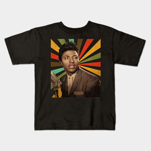 Retro Little Richard Kids T-Shirt by GekNdangSugih